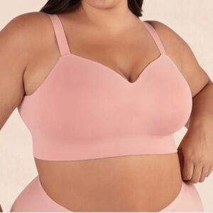 Truekind pink wireless bra size 4XL